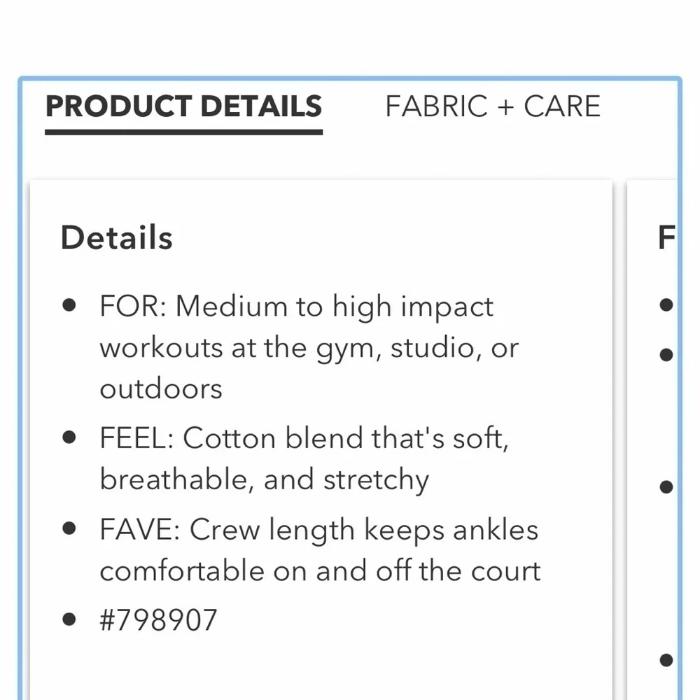 Athleta Women's Accessories Athleta Crew Retro Tennis Socks new